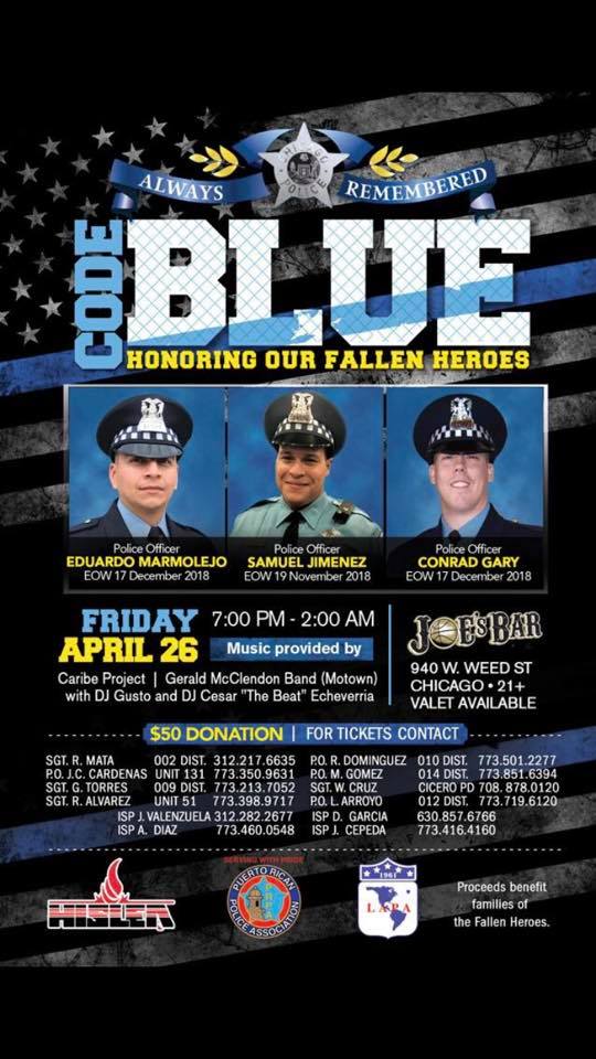 CODE BLUE HONORING OUR FALLEN HEROES FUNDRAISER